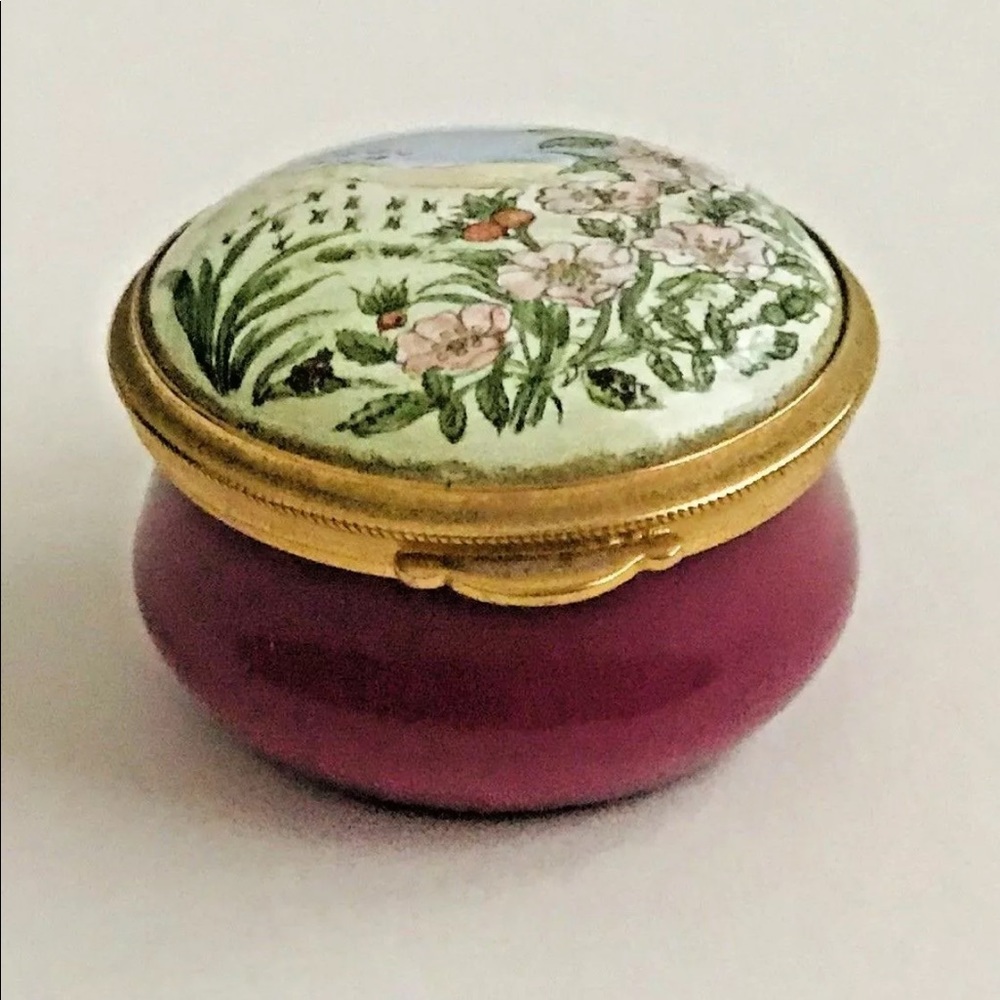 New Vintage Staffordshire Box Enamel British - Picture 8 of 8